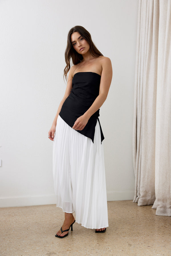Black & White Serenity Maxi Dress