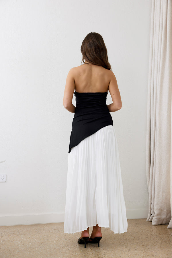 Black & White Serenity Maxi Dress