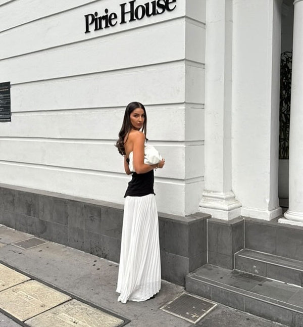 Black & White Serenity Maxi Dress