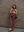 Brown Velora Linen Halter Top