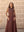 Brown Sienna Halter Maxi Linen Dress