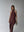 Brown Velora Linen Halter Top