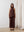 Brown Velora Linen Halter Top