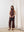 Brown Velora Linen Halter Top
