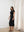 Black Unwind Linen Midi Dress