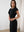 Black Unwind Linen Midi Dress