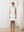 White Pure Linen Mini Dress