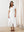 White Radiance Linen Maxi Dress