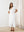 White Radiance Linen Maxi Dress