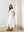 White Radiance Linen Maxi Dress