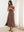 Brown Rise Linen Maxi Dress