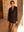 Black Nera Linen Mini Dress