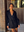 Black Nera Linen Mini Dress