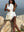White Pure Linen Mini Dress