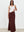 Brown Celeste Linen Maxi Skirt