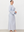 Sky Blue Celeste Linen Long Sleeve Top