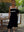 Black Exhale Linen Midi Dress