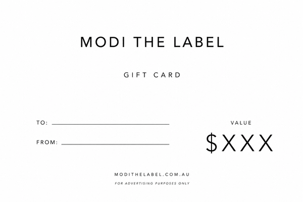 Modi The Label Gift Card