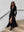 Black Verity Linen Maxi Dress
