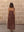 Brown Sienna Halter Maxi Linen Dress