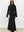 Black Celeste Linen Maxi Skirt