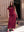 PRE-ORDER - Burgundy Velour Linen Maxi Dress
