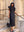 Black Unwind Linen Midi Dress