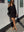 Black Nera Linen Mini Dress