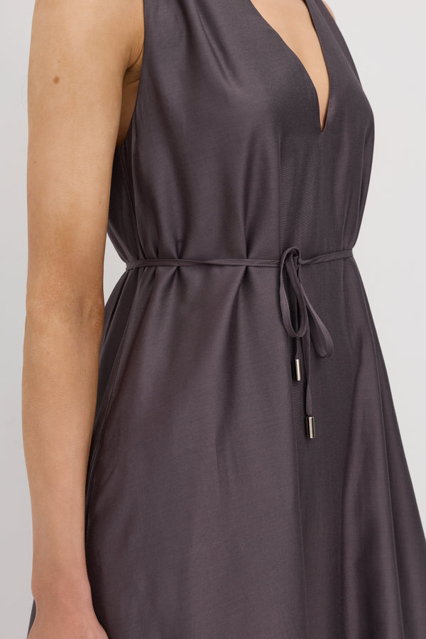 Charcoal Mila Maxi Dress