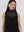 Black Milano Organza Midi Dress