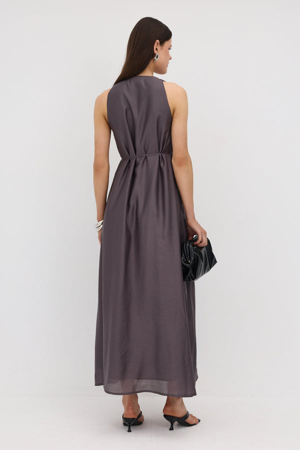 Charcoal Mila Maxi Dress