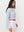 Sky Blue Celeste Linen Long Sleeve Top