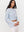 Sky Blue Celeste Linen Long Sleeve Top