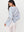 Sky Blue Celeste Linen Long Sleeve Top