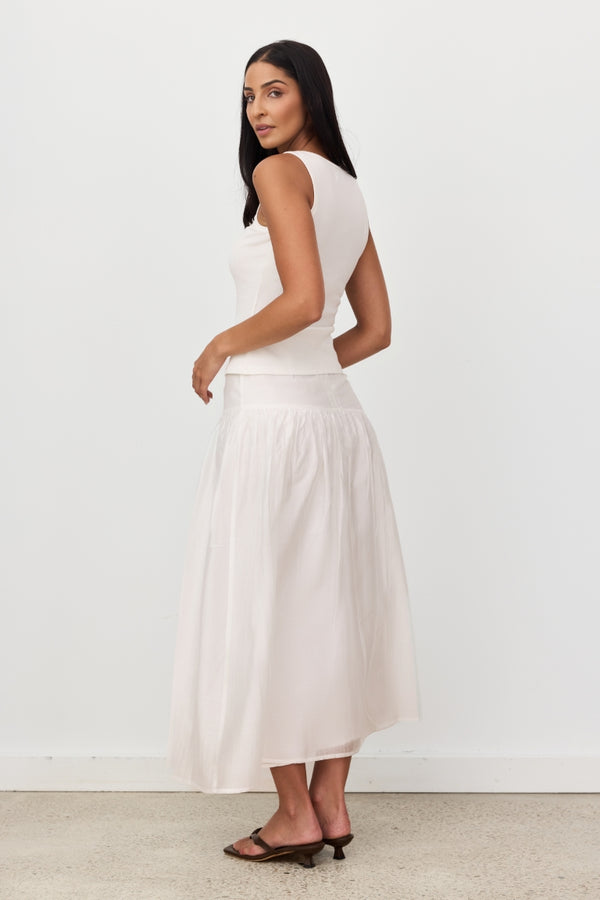 White MODI Logo Tank
