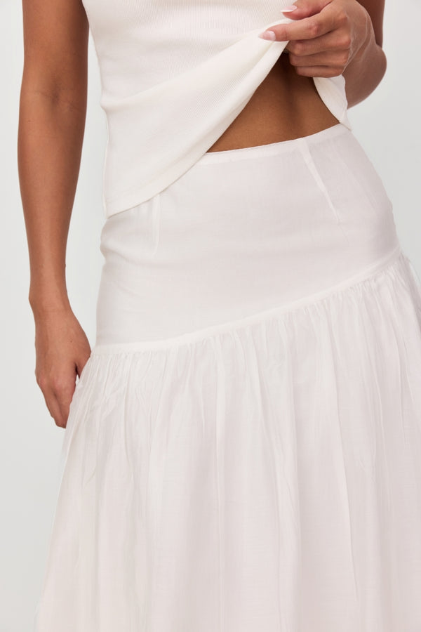 White Atelier Maxi Skirt